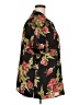 Unbranded Floral Black Short Sleeve Blouse Size 2X (estimated) - photo 4