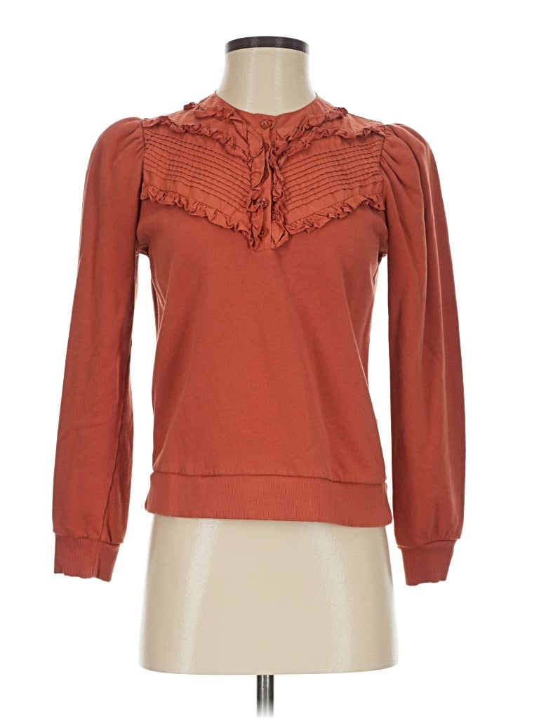 Pre-owned Nation Ltd Sweatshirt In Orange