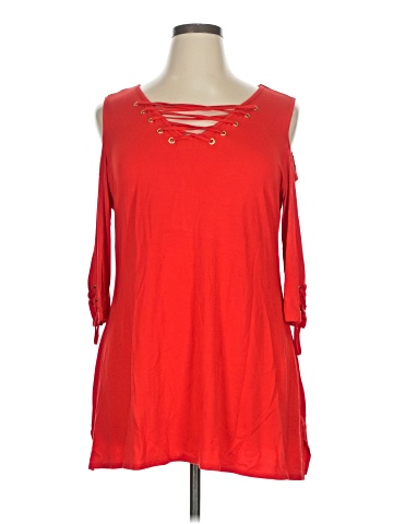 Belldini 3/4 Sleeve Blouse (view 1)