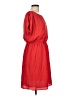 MICHAEL Michael Kors 100% Polyester Solid Red Casual Dress Size L - photo 4