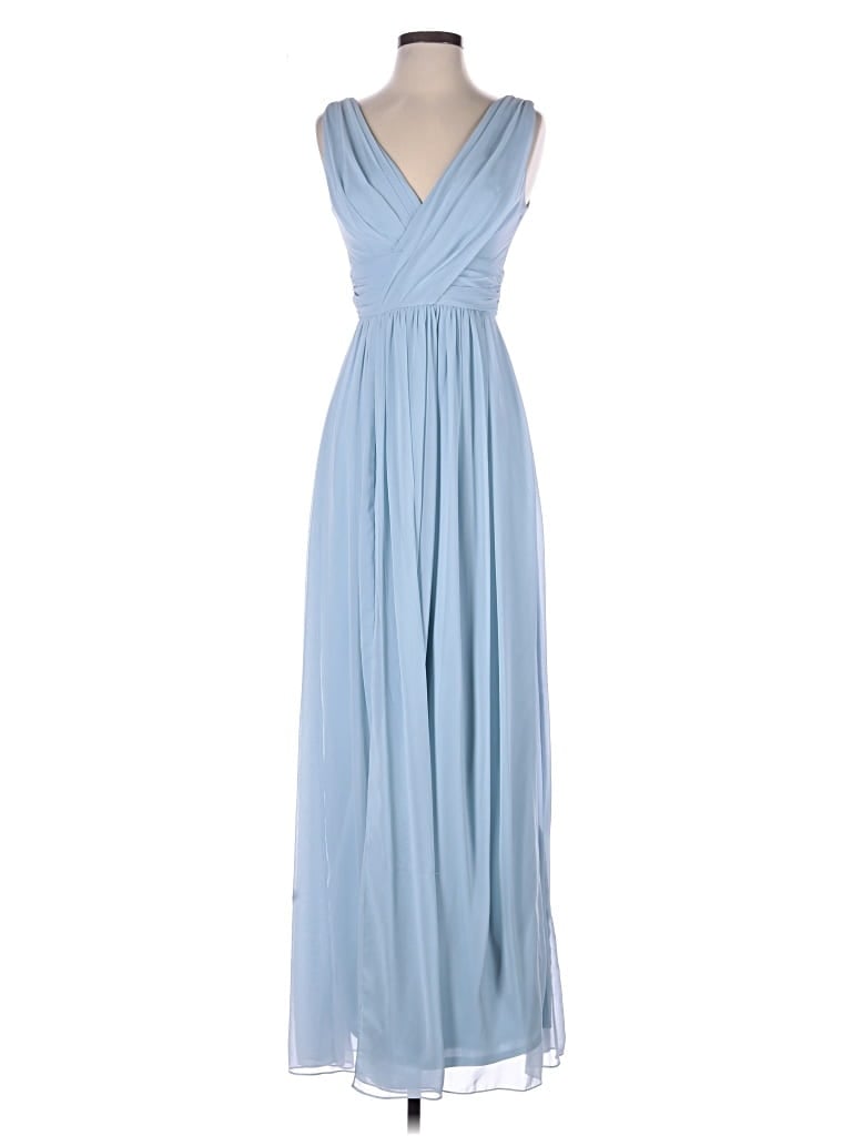Pre-owned Dessy Collection Cocktail Dress In Blue