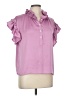 Koch 100% Polyester Pink Short Sleeve Blouse Size M - photo 1