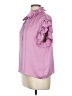Koch 100% Polyester Pink Short Sleeve Blouse Size M - photo 5