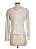 Pepin 100% Cotton Chevron-herringbone Ivory Pullover Sweater Size M - photo 2