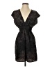 Guess 100% Polyester Tweed Black Cocktail Dress Size S - photo 1