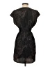 Guess 100% Polyester Tweed Black Cocktail Dress Size S - photo 2