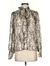 J by Joie Silver Long Sleeve Blouse Size XS - photo 1