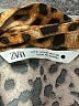 Zara 100% Viscose Animal Print Brown Tan 3/4 Sleeve Blouse Size S - photo 7