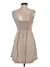 Assorted Brands Solid Tan Casual Dress Size S - photo 2