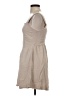 Assorted Brands Solid Tan Casual Dress Size S - photo 5