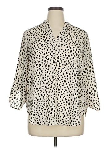 Lush 3/4 Sleeve Blouse (view 1)
