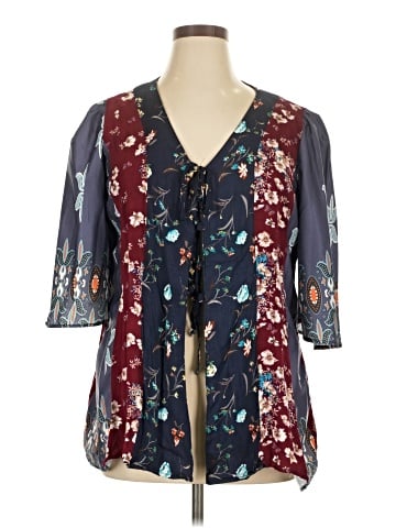 Reborn 3/4 Sleeve Blouse (view 1)