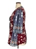 Reborn 100% Rayon Blue 3/4 Sleeve Blouse Size 1X - photo 5