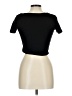 Zara Black Short Sleeve Top Size L - photo 2