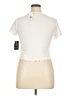 Miss Chievous Ivory Short Sleeve Top Size XL - photo 2