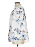Unbranded Floral Ivory Short Sleeve Blouse Size L - photo 5
