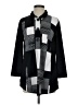 John Mark Color Block Black 3/4 Sleeve Blouse Size S - photo 1
