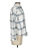 Universal Thread 100% Cotton Plaid Silver Long Sleeve Button-Down Shirt Size XS - photo 4