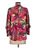 Chico's Tropical Multi Color Red 3/4 Sleeve Blouse Size Sm (0.5) - photo 2