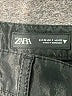 Zara Metallic Black Casual Pants Size 0 - photo 7
