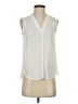 Vince Camuto 100% Polyester Ivory Sleeveless Blouse Size XXS - photo 1