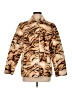 Chico's 100% Polyester Print Gold Jacket Size Med (1) - photo 1