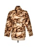 Chico's 100% Polyester Print Gold Jacket Size Med (1) - photo 2