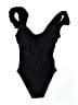 Strut This Solid Black One Piece Swimsuit Size XS - photo 1