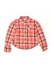 Cherokee 100% Cotton Plaid Red Long Sleeve Button-Down Shirt Size XS (kids) - photo 1
