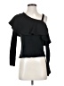 Postmark from Anthropologie Black Long Sleeve Top Size S - photo 1