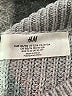 H&M Solid Silver Turtleneck Sweater Size 12 - 14 - photo 3