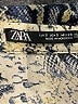 Zara 100% Polyester Print Blue Casual Dress Size S - photo 7