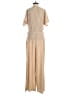 H&M Stripes Tan Ivory Jumpsuit Size S - photo 2