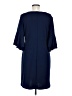 Neiman Marcus Solid Blue Casual Dress Size 8 - photo 2