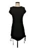 Unbranded 100% Polyester Solid Black Casual Dress Size S - photo 1