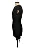 Unbranded 100% Polyester Solid Black Casual Dress Size S - photo 5