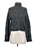 LINE Tweed Gray Turtleneck Sweater Size XS - photo 1