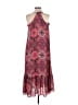 Gap 100% Polyester Paisley Red Casual Dress Size XS - photo 2