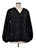 Unbranded Polka Dots Black 3/4 Sleeve Blouse Size M - photo 1