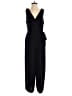 DKNY 100% Polyester Solid Black Jumpsuit Size 4 - photo 1