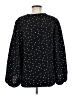 Unbranded Polka Dots Black 3/4 Sleeve Blouse Size M - photo 2