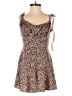 Unbranded Animal Print Brown Romper Size S - photo 1