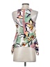 HD in Paris 100% Viscose White Sleeveless Blouse Size 0 - photo 2