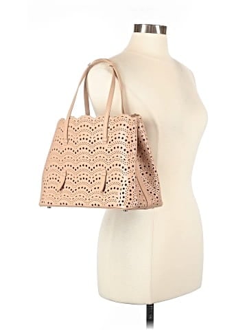 Alaïa Mina 25 Vienne Wave Leather Tote Bag (view 2)