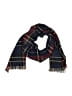Unbranded Plaid Burgundy Blue Scarf One size - photo 1