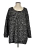 Josephine Chaus Tweed Black Pullover Sweater Size 2 - photo 1
