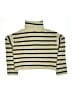 H&M Stripes Ivory Turtleneck Sweater Size 12 - 14 - photo 1