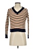 Madewell 100% Cotton Stripes Orange Pullover Sweater Size XXS - photo 1