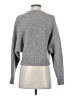 The Group by Babaton 100% Alpaca Tweed Gray Wool Pullover Sweater Size XXS - photo 2