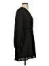 Express 100% Polyester Solid Black Casual Dress Size XS - photo 4